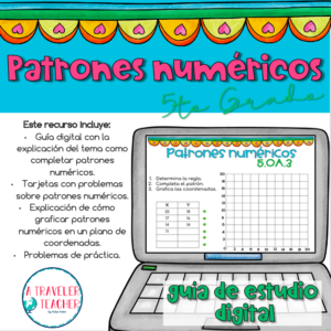 patrones numéricos guía de estudio digital