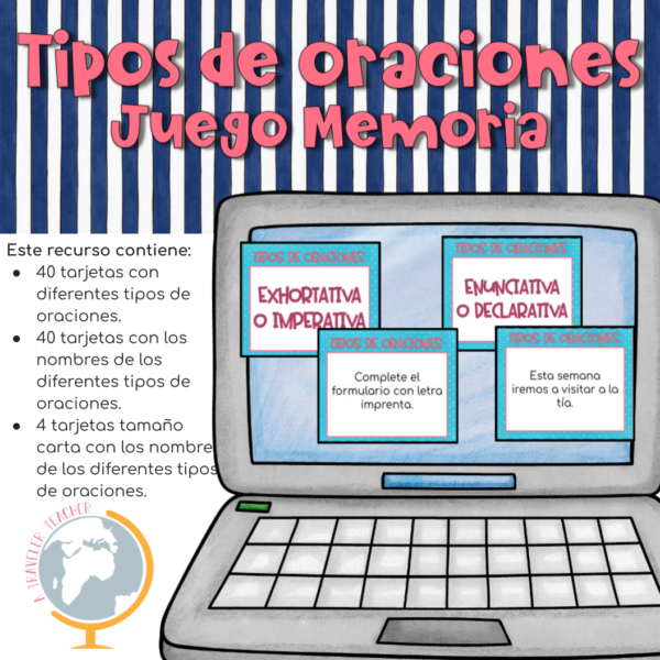 Tipos de Oraciones Juego Memoria