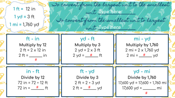 measurement customary system length