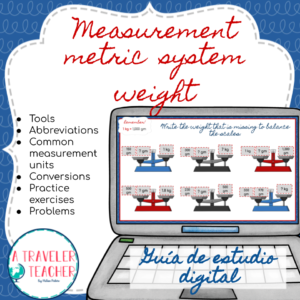 measurement metric system weight