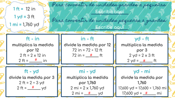 medidas sistema estadounidense de longitud