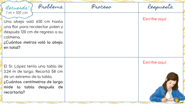 medidas sistema métrico de longitud