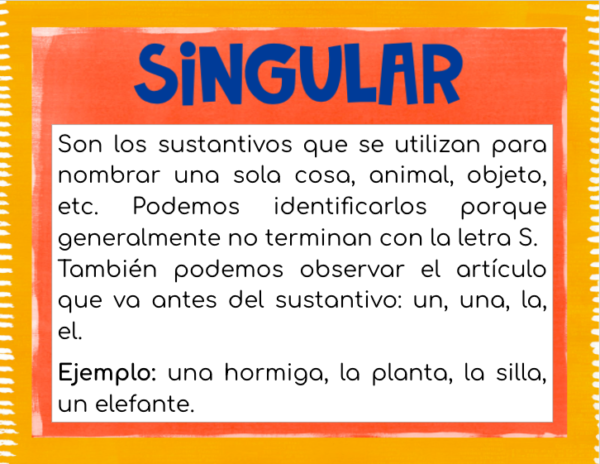 Identifica el número de los sustantivos pausa activa: responde con tu cuerpo