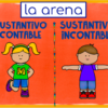 Identificar sustantivos contables e incontables: responde con tu cuerpo