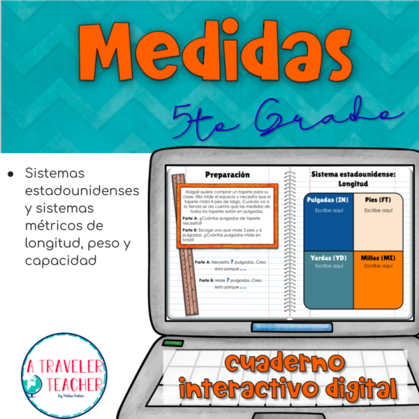 medidas cuaderno interactivo digital