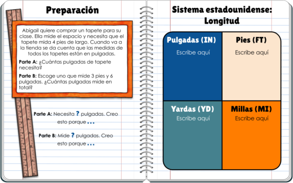 medidas cuaderno interactivo digital