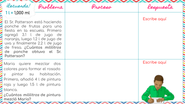 Medidas sistema métrico de capacidad guía de estudio digital