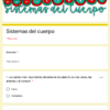 Los sistemas del cuerpo preguntas de comprensión