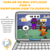 Tablas de multiplicar: tabla del 5. Responde con tu cuerpo Halloween