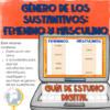 género de los sustantivos