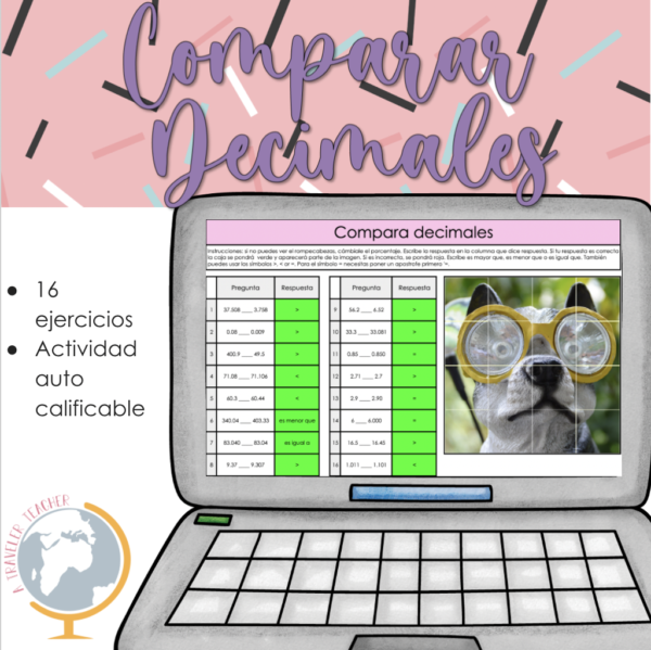 Comparar decimales