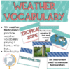 Weather vocabulary games