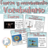 Fuerza y movimiento tarjetas de vocabulario