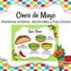 Cinco de mayo. Problemas enteros, decimales y fracciones. - Imagen 2
