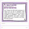 Fractions as division task cards - Imagen 4