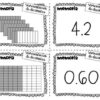 Representa decimales usando modelos tarjetas juegos - Imagen 3