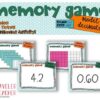 Model decimals games flash cards