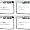 Relate fractions and decimals task cards - Imagen 3
