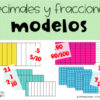 Representa fracciones y decimales usando modelos tarjetas problemas