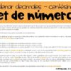 Ordenar decimales hasta las centésimas Set de números - Imagen 2