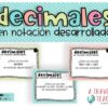 Decimales en notación desarrollada tarjetas problemas