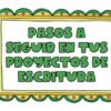 Pasos Proyectos de Escritura - Imagen 2