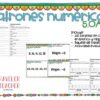 Patrones numéricos tarjetas juegos