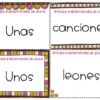 Juego Memoria Artículos Indeterminados en Plural en Español - Imagen 3