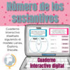 Número de los sustantivos cuaderno interactivo digital (Nouns in Spanish)