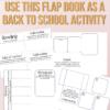Features of informative text. Flapbook All about me! - Imagen 3