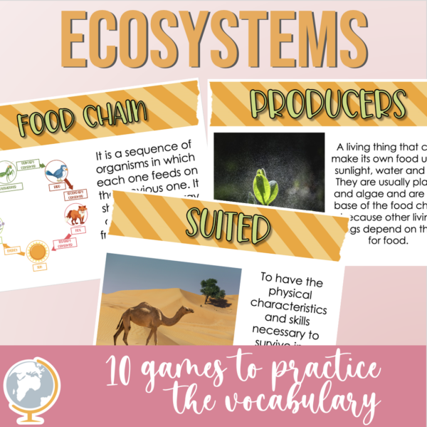 Ecosystems Vocabulary Games